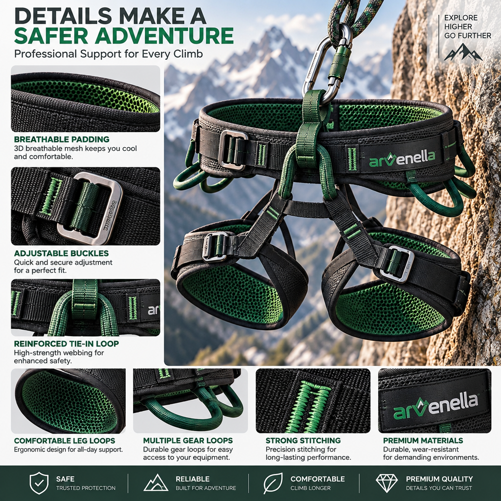 Arvenella™ RockLine Climbing Harness