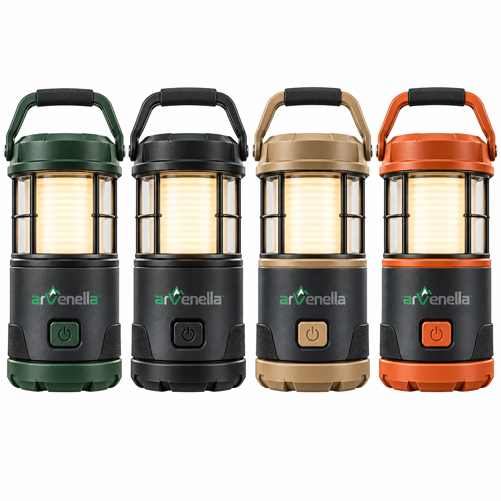 Arvenella™ GlowPeak Rechargeable Lantern
