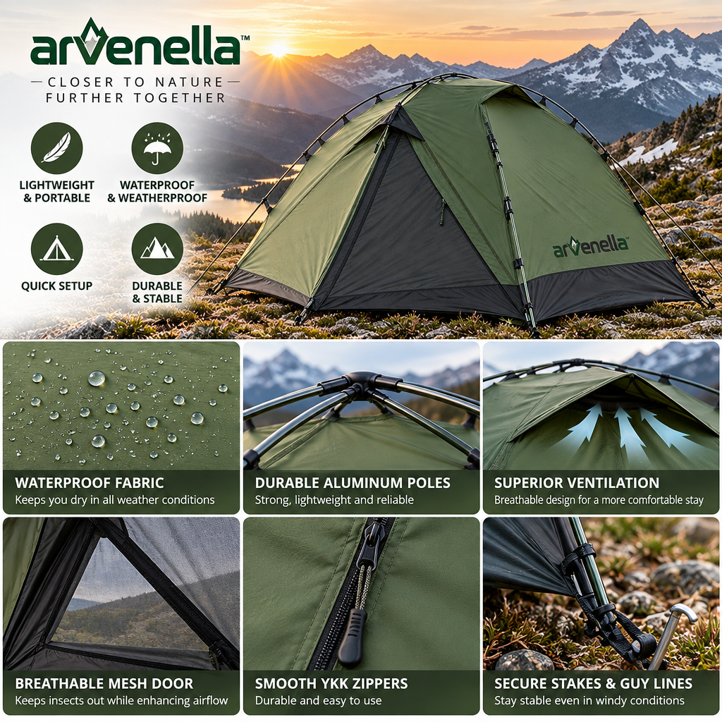 Arvenella™ Four-Season Ridge Tent