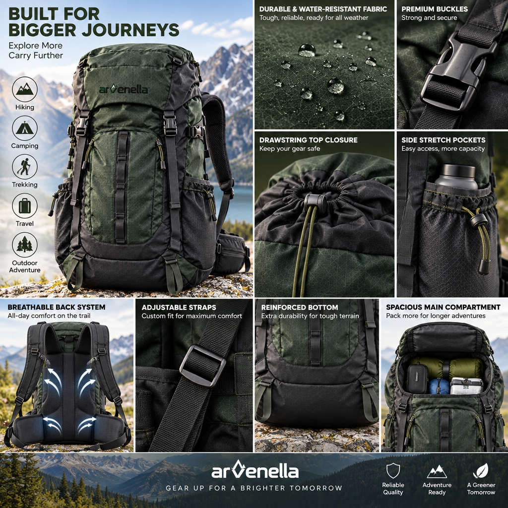 Arvenella™ Alpine Ridge Hiking Backpack