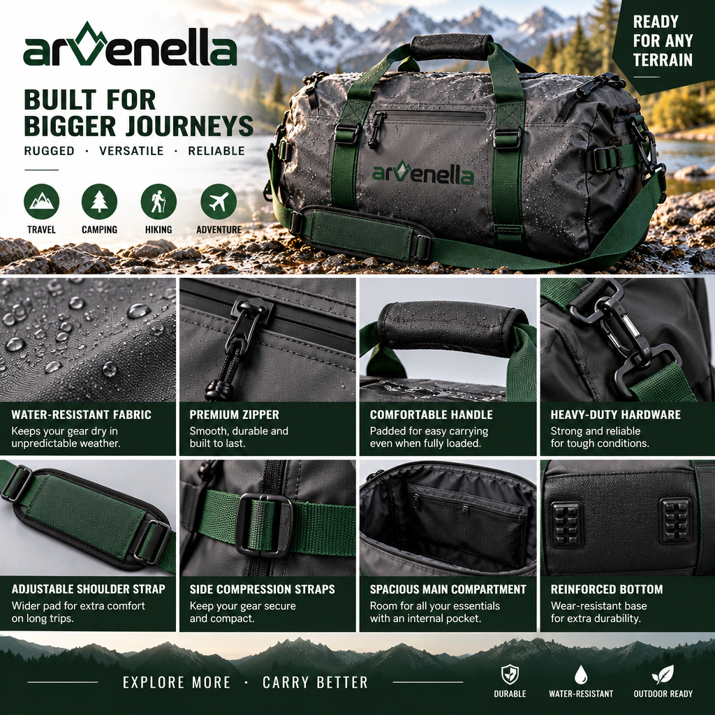 Arvenella™ StormHaul Waterproof Duffel