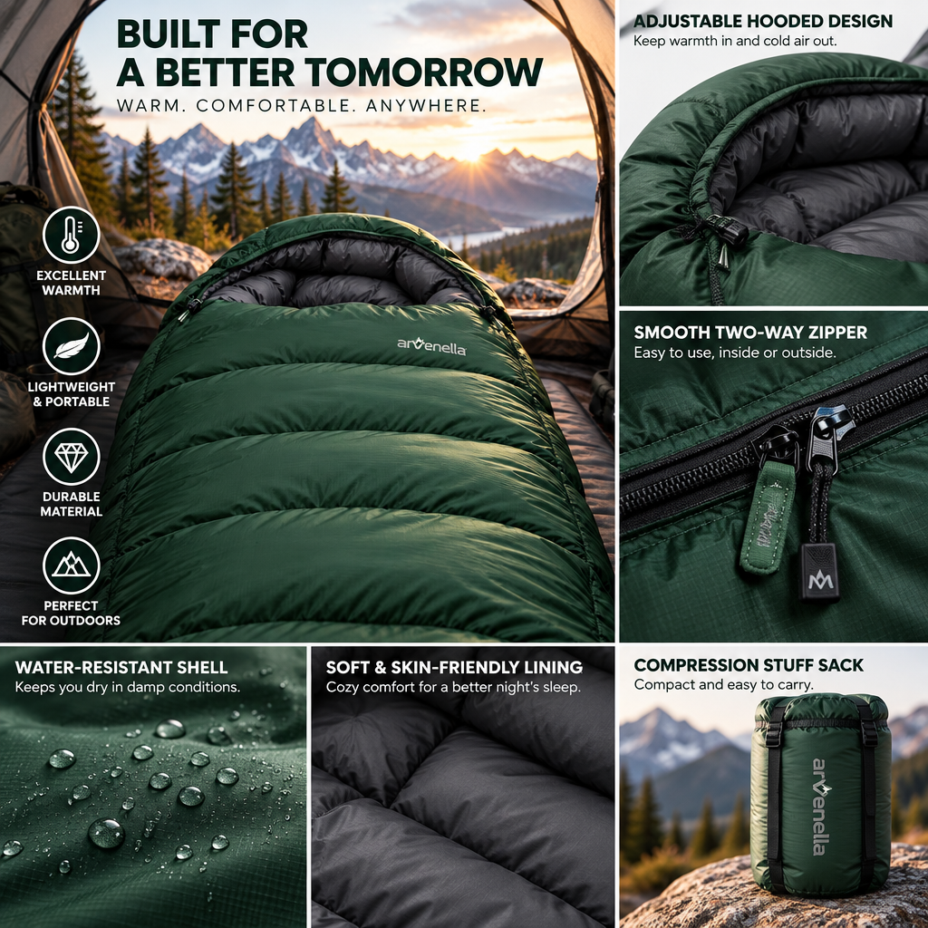 Arvenella™ SummitWarm Sleeping Bag