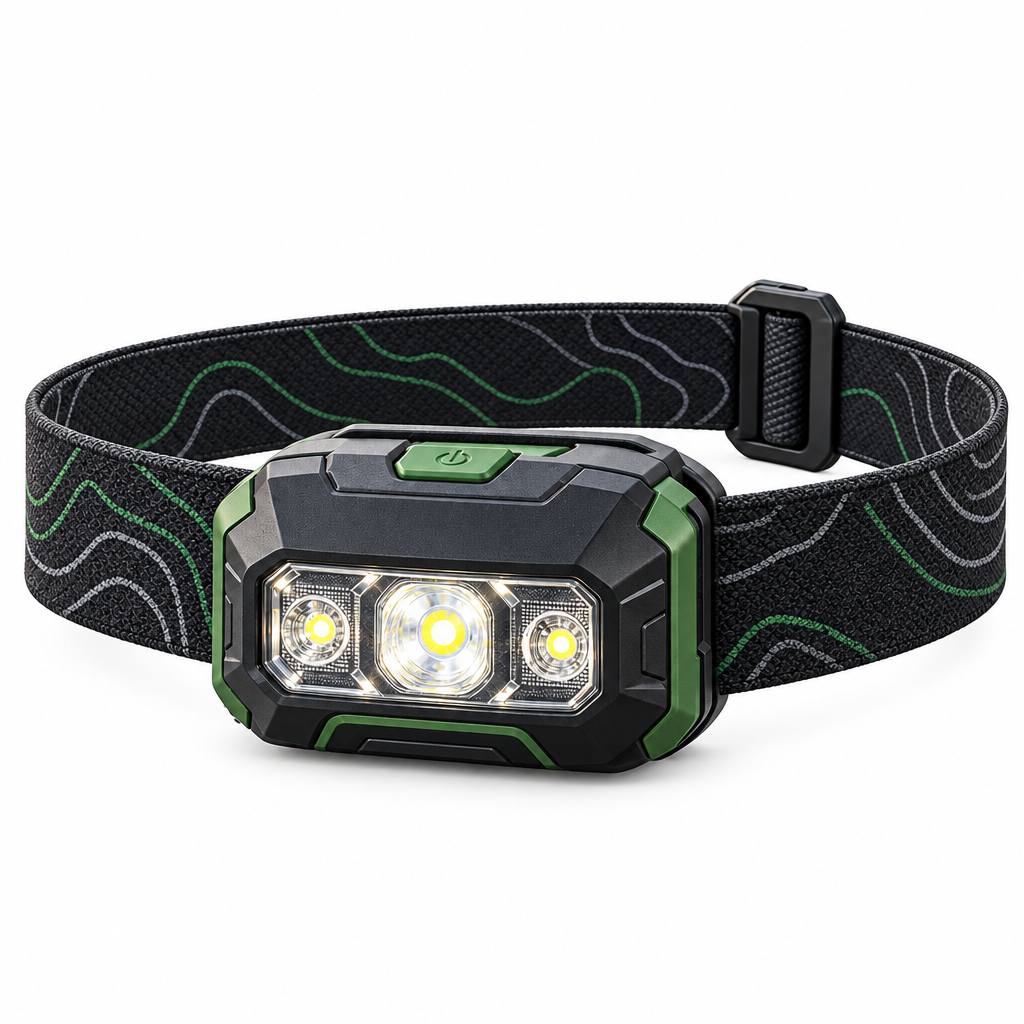 Arvenella™ NightHawk Rechargeable Headlamp